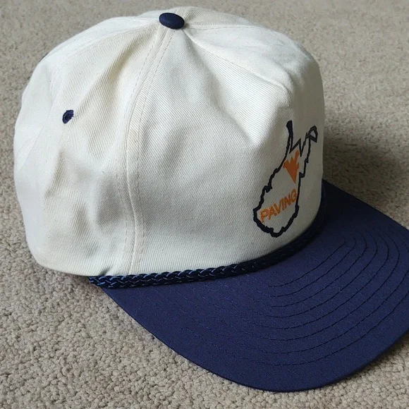 Vintage "WV Paving" Embroidered Trucker Hat - Picture 2 of 7